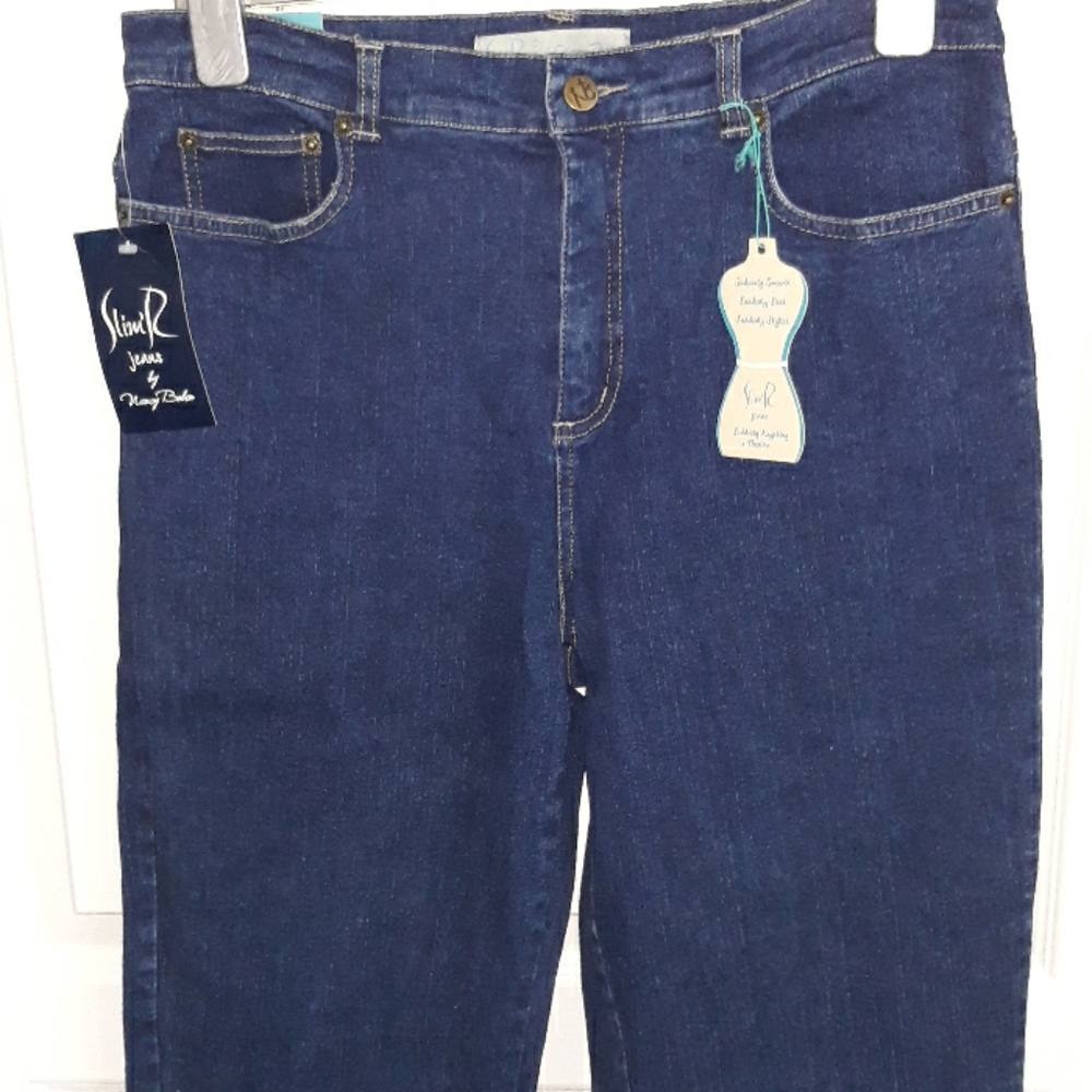 Slim R Jeans, stretch waist size 12